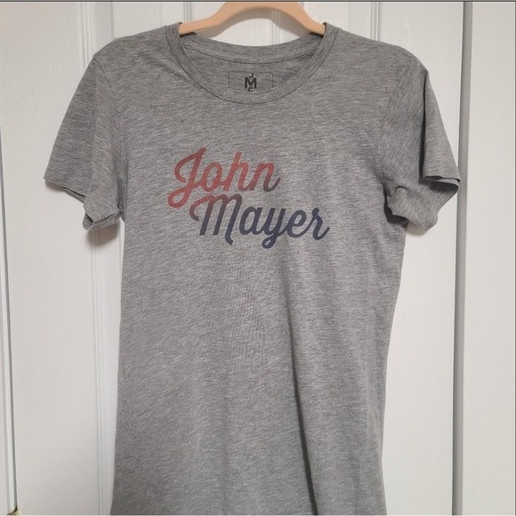 Tops - John Mayer Official Merchandise 2014 World Tour T-Shirt Music Midtown Festival